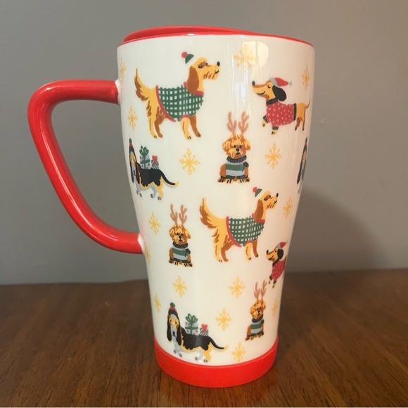 Winter Christmas Dogs
Coffee Mug 14 oz Ceramic Cup With Silicone Bottom. - Picture 4 of 7